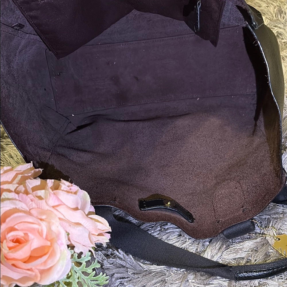 Coach Black Leather Tote Bag - Picture 9 of 12